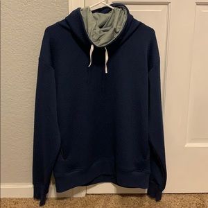 Navy Under Armour Cowl Neck Hoodie